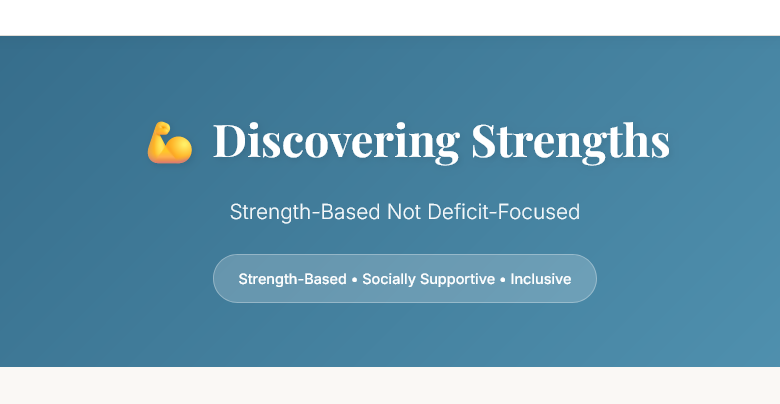 Discovering Strengths: Strength-Based Not Deficit-Focused